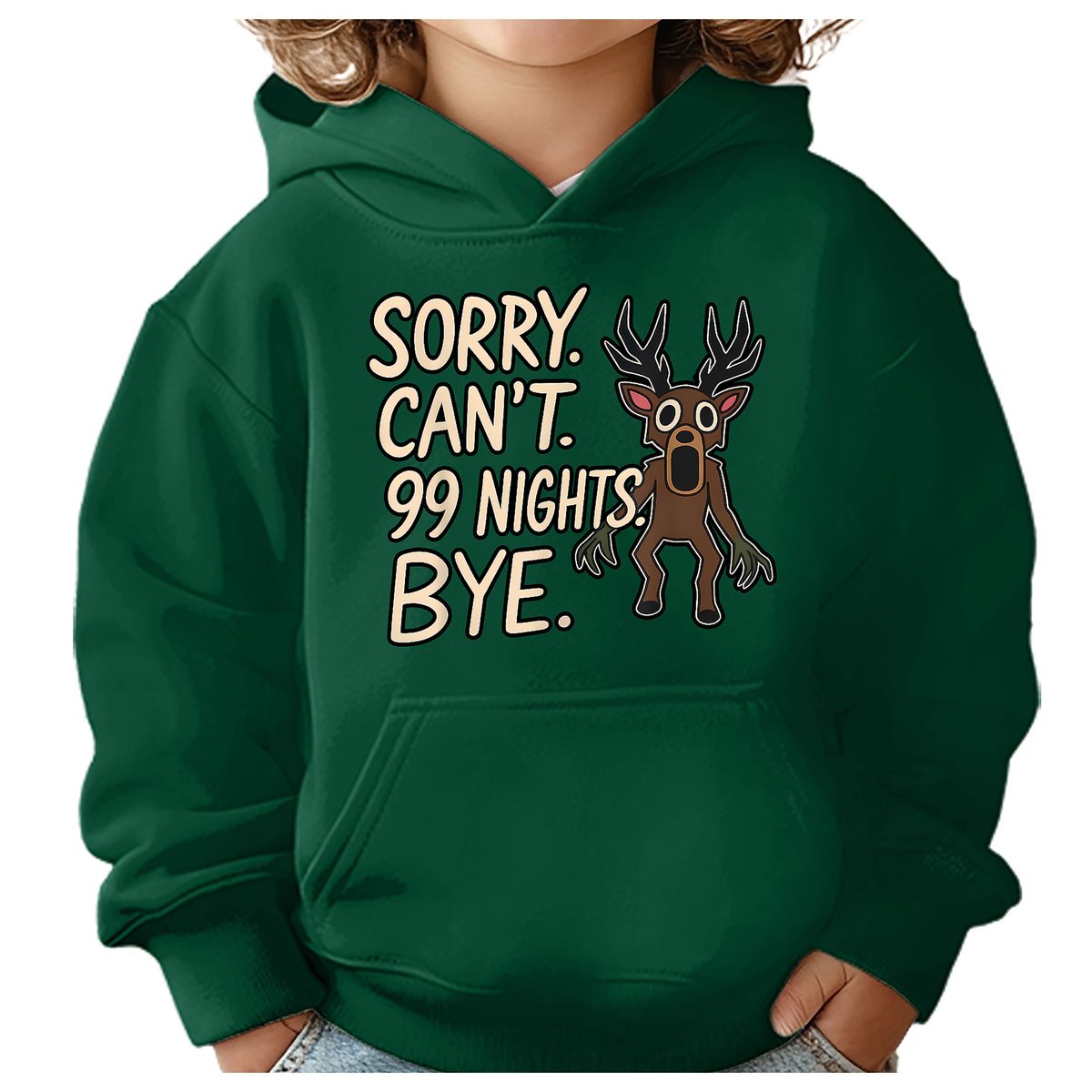 BLUZA DZIECIĘCA Z KAPTUREM 99 NOCY W LESIE ROBLOX 104 PREZENT