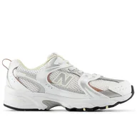 Buty dla dziewczynek - Buty dziecięce New Balance PZ530GA - białe - miniaturka - grafika 1