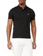 Koszulki męskie - Lacoste Męska koszulka polo, Czarny, XS - miniaturka - grafika 1