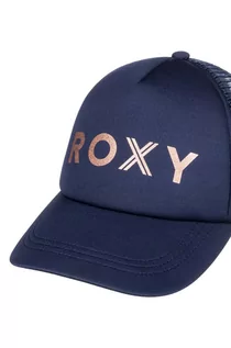 Czapki dla dzieci - Roxy czapka z daszkiem dziecięca kolor różowy z nadrukiem - grafika 1