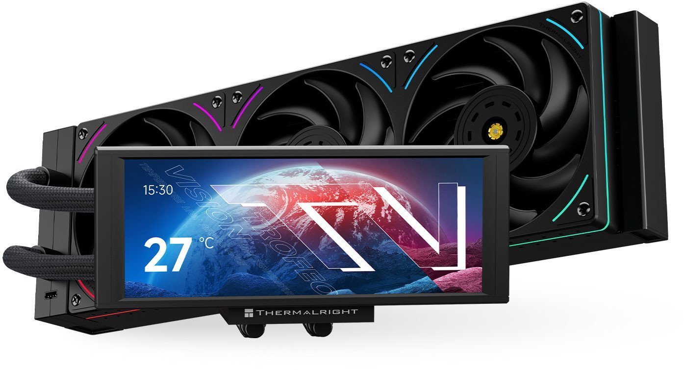 Chłodzenie wodne Thermalright Trofeo Vision 360 ARGB Black 814256021180