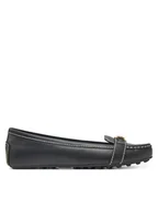 Mokasyny damskie - Michael Kors Mokasyny Mandy Moc 40R5MAFR1L Czarny - miniaturka - grafika 1