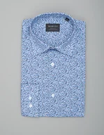 Koszule męskie - koszula calimera 00345 długi rękaw biały classic fit - miniaturka - grafika 1