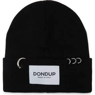 DONDUP - made in Italy Czapka | z dodatkiem wełny - Czapki damskie - miniaturka - grafika 1