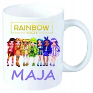 Kubki - Kubek z motywem RAINBOW HIGH + Imię - miniaturka - grafika 1
