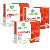 Witaminy i minerały - Zestaw 3 x NATURELL Witamina B12 Forte, 60 tabl. do ssania - miniaturka - grafika 1