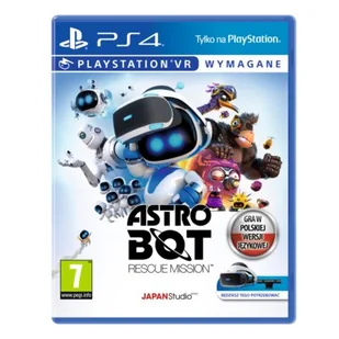 Astro Bot Rescue Mission PS4 VR - Gry PlayStation VR - miniaturka - grafika 1