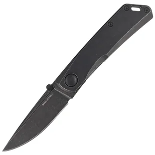 Nóż składany Real Steel LUNA Eco Black Steel Blackwash K110 by Poltergeist Works 7083 - Noże - miniaturka - grafika 1