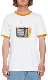 Koszulki męskie - t-shirt męski VOLCOM STONEYVISION TEE White - grafika 1