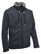 Odzież trekkingowa męska - Maul Sport Kurtka polarowa "Lichtenau" w kolorze ciemnoszarym - miniaturka - grafika 1