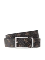 Paski - Guess Pasek Męski Vezzola Belt BM7541 LEA35 Brązowy - miniaturka - grafika 1