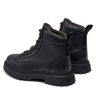 Trapery Tommy Jeans Tjm Warm Lining Boot EM0EM01274 Czarny - Botki męskie - miniaturka - grafika 1