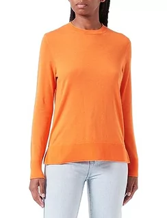 Bluzy damskie - BOSS Damska bluza z dzianiny, Open Orange, S - grafika 1
