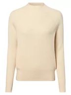 Swetry damskie - Calvin Klein - Sweter damski, beżowy - miniaturka - grafika 1