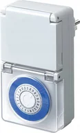 Gniazdka elektryczne - Brennenstuhl Brennenstuhl Tages-Zeitschaltuhr MMZ 44 IP44 weiss - miniaturka - grafika 1