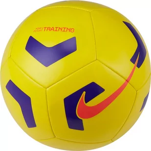 Nike, Piłka nożna, Pitch Training, żółto-fioletowa, CU8034 720 - Piłka nożna - miniaturka - grafika 1