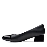 Czółenka - Clarks Marilyn Sara damskie czółenka, US, Czarny skórzany kombinezon syntetyczny, 37.5 EU - miniaturka - grafika 1