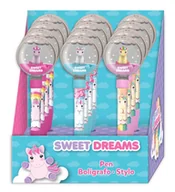 Długopisy - Długopis Sweet Dreams z liquidowym toperem jednorożec KL11224 mix wzorów 1 szt. - Kids Euroswan - miniaturka - grafika 1
