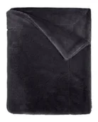 Koce - Koc fake Rabbit 150x200cm antracytowy - miniaturka - grafika 1