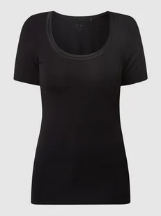 T-shirt z dodatkiem streczu model ‘Zola’ - Koszulki i topy damskie - miniaturka - grafika 1