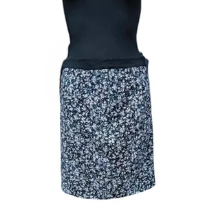 ESPRIT Spódnica Midi do Kolan Wygodna Elegancka Białoczarna Rozmiar 38 - Spódnice ESPRIT Spódnica Midi do Kolan Wygodna Elegancka Białoczarna Rozmiar 38 - Spódnice - miniaturka - grafika 1