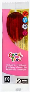 Candy Tree LIZAKI SMAK MALINOWY BEZGLUTENOWE BIO 13 g - Gumy do żucia, lizaki, dropsy - miniaturka - grafika 1