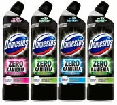 Środki do WC - Domestos Zero Kamienia Żel WC Toalet zestaw 4x 750ml - miniaturka - grafika 1