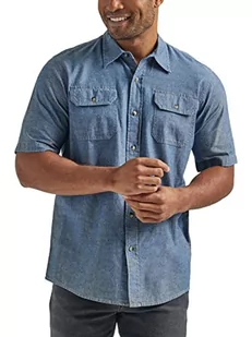 Wrangler Authentics Męska koszula Button-Down - Koszule męskie - miniaturka - grafika 1