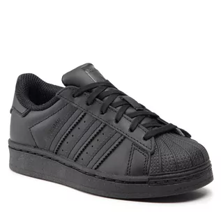 Buty dla dziewczynek - Adidas Buty Superstar C FU7715 Cblack/Cblack/Cblack - grafika 1