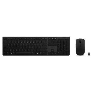 Bezprzewodowa klawiatura i mysz Lenovo Professional w kolorz szarym, układ klawiszy: nordycki - Zestawy myszka + klawiatura - miniaturka - grafika 1
