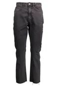 Spodnie damskie - DESIGUAL JEANS DENIM WOMAN CZARNY - miniaturka - grafika 1