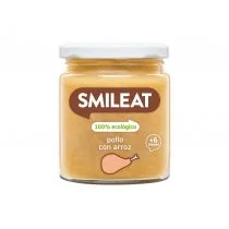 Smileat Słoiczek z ekologicznym kurczakiem i ryżem dla niemowląt po 6 miesiącu 230 g Bio - Dania dla dzieci - miniaturka - grafika 1