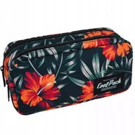 Piórniki - Pi��rnik saszetka 2 zamki Primo Rio czarny w kwiatki Patio Coolpack - miniaturka - grafika 1