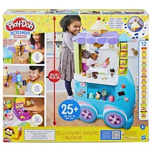 Hasbro PLAY-DOH Wielka lodziarnia na kółkach F1039 - Masy plastyczne - miniaturka - grafika 1