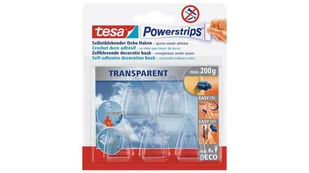 TESA 58900-00013-20 wieszak Wewnętrzna Uniwersalny hak Biały 5 szt. - Wieszaki i stojaki - miniaturka - grafika 1