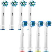 Końcówki do szczoteczek elektrycznych - 8x końcówki do szczoteczki Oral-B Cross Precision - miniaturka - grafika 1