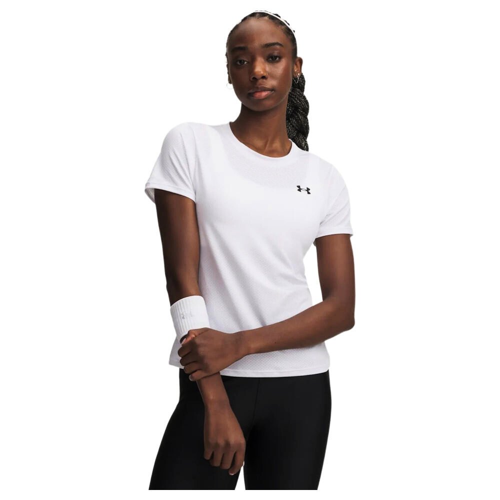 Koszulka damska Under Armour Tech Mesh SS White/Black L
