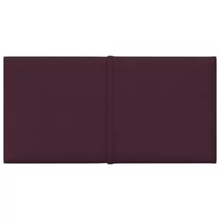Panele ścienne, 12 szt., fioletowe, 30x15 cm, tkanina, 0,54 m² - Panele ścienne i boazeria - miniaturka - grafika 4