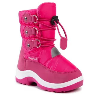 Buty dla dziewczynek - Śniegowce PLAYSHOES - 193011 Pink 18 - grafika 1