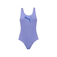 Stroje kąpielowe dla dziewczynek - PUMA Damski strój kąpielowy jednoczęściowy, elektryczny fioletowy, XL, purpurowy elektryczny, XL - miniaturka - grafika 1