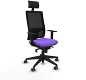 Fotele i krzesła biurowe - Krzesło Biurowe z Zagłówkiem Piqueras y Crespo 1D066G1 Liliowy - miniaturka - grafika 1