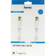 Kable - Hama Kabel antenowy 100dB wtyk antenowy gniazdo antenowe 5m pozłacany > PIĄTY PRODUKT 99% - miniaturka - grafika 1