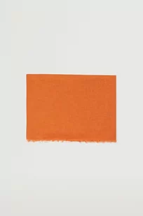 Mango szal Peachy damski kolor pomarańczowy gładka - Apaszki i szaliki damskie - miniaturka - grafika 1