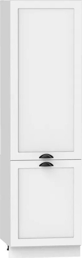 Elior Wysoki słupek kuchenny z półkami biały - Pergio 16X 60 cm