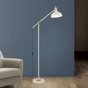 Lampy stojące - ORION Lampa podłogowa Schiller, khaki, metal, 153 cm wysokości, regulowana - miniaturka - grafika 1