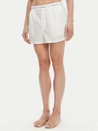 Piżamy damskie - Calvin Klein Underwear Szorty piżamowe LV00QS7411 Biały Relaxed Fit - miniaturka - grafika 1
