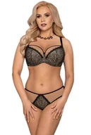 Biustonosze - Biustonosz Soft Biustonosz Semi Soft Model VB-323 Black/Beige - Vena - 80E Vena - miniaturka - grafika 1