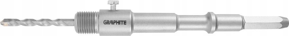 Graphite Adapter do otwornic HEX oraz wiertło pilotujące M22 200 mm