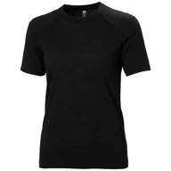 Koszulki sportowe damskie - Koszulka damska Helly Hansen W HH Durawool T-Shirt Rozmiar: S / Kolor: czarny - miniaturka - grafika 1