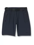 Spodenki damskie - CMP Szorty dziewczęce outdoorowe ze streczu bermudy, tytan, 116 cm - miniaturka - grafika 1